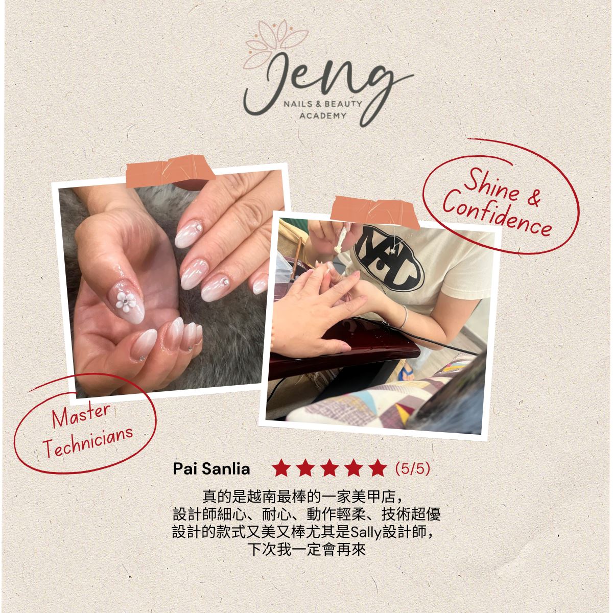 Best Nail Salon in Quan 1 – JENG Nails & Spa for Luxury Nails