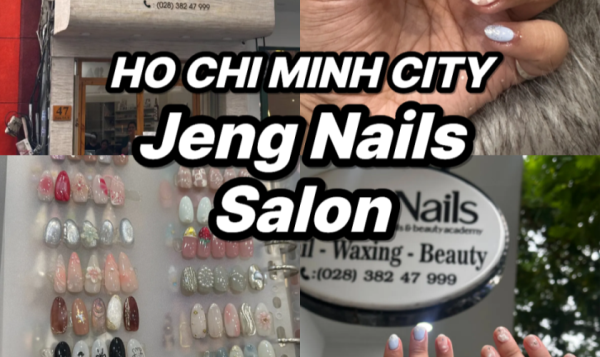 호치민 젤네일 1군 벤탄시장 근처에 있는 정네일살롱 Jeng Nails Salon